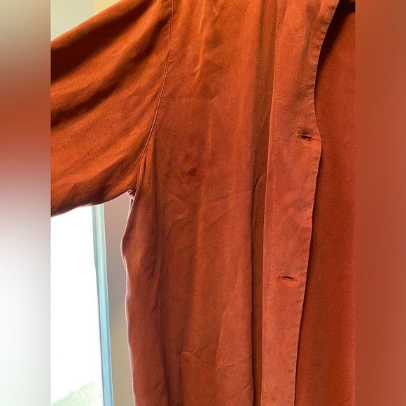 Tianello burnt orange duster size large - Picture 2 of 5